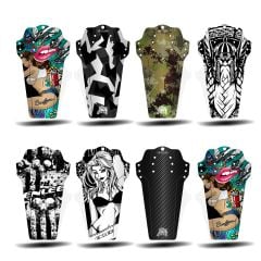 Enlee BF-50 Bike Fender Taşınabilir Mtb Carbon Desenli Çamurluk