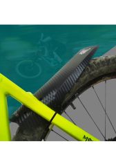 Enlee BF-50 Bike Fender Taşınabilir Mtb Carbon Desenli Çamurluk