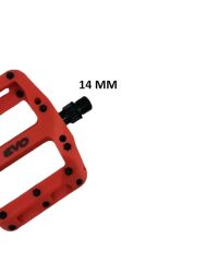 Evo Plastik Turuncu Platformlu Bisiklet Pedalı