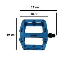 Evo Plastik Mavi Platformlu Bisiklet Pedalı