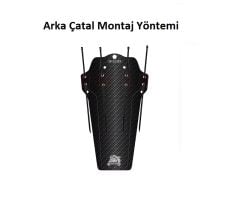 Enlee BF-50 Bike Fender Taşınabilir Mtb Kuru Kafa Desenli Çamurluk