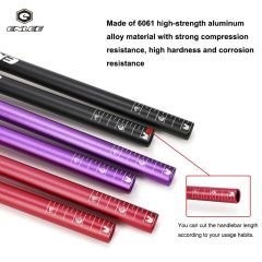 Enlee BH-40 Alüminyum Kırmızı 31.8 780mm Riser Mtb Gidonu