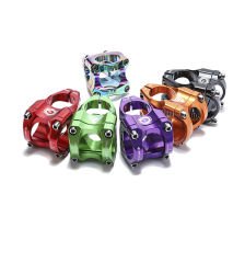 Enlee Alüminyum Kırmızı 31.8 35mm Kısa Gidon Boğazı