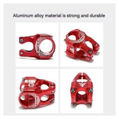Enlee Alüminyum Mor 31.8 35mm Kısa Gidon Boğazı