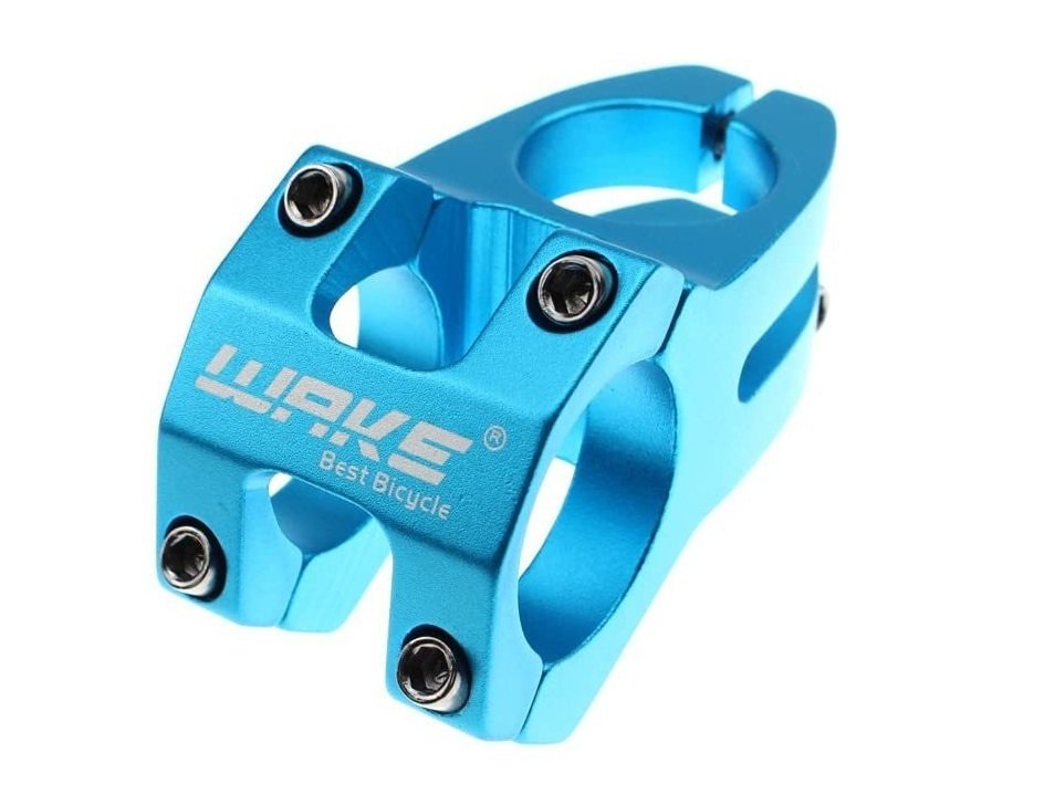 Wake Alüminyum Mavi 31.8 45mm Kısa Gidon Boğazı