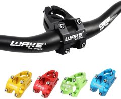 Wake Alüminyum Mavi 31.8 45mm Kısa Gidon Boğazı