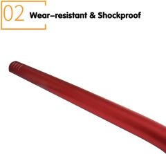 Wake Alüminyum Kırmızı 31.8 780mm Riser Mtb Gidon