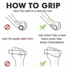 Forte GT XBYC-700D Avuç İçi Destekli Ergonomik Bisiklet Elcik Mavi