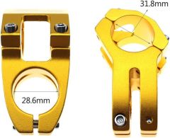 Wake Alüminyum Gold 31.8 780mm Riser Mtb Gidonu + Gidon Boğazı Seti