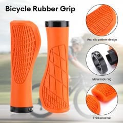 Crosssell Avuç İçi Destekli Ergonomik Scooter / Bisiklet Elcik Turuncu