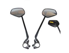 Lexis Clip 103 Universal Optik Dış Bükey Geniş Açılı Bisiklet / E-Bike / E-Scooter / Atv / Motosiklet Aynası
