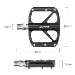 Wake PD08 Alüminyum Rulmanlı Pedal Seti